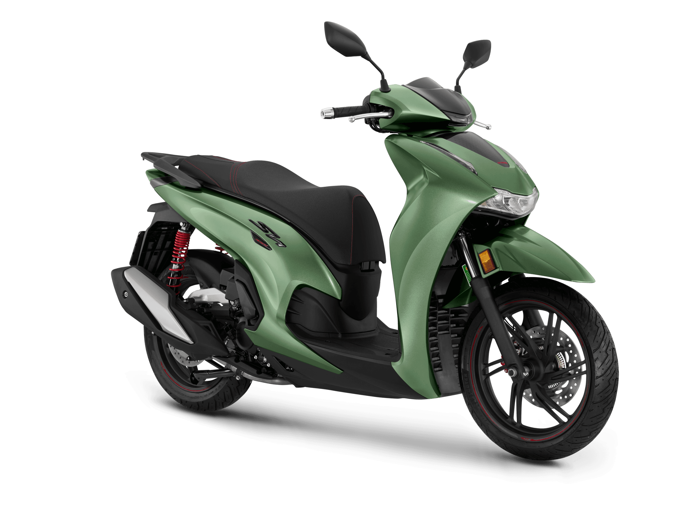 SH350i phiên bản Thể Thao, màu Xanh đen, góc 3/4 trái