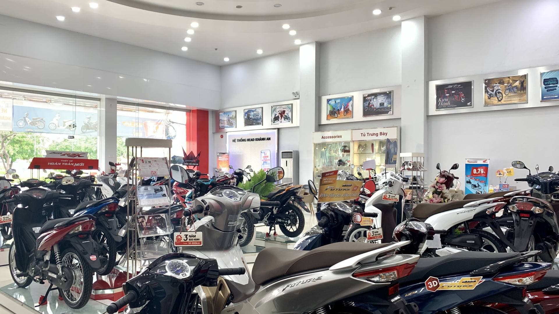 Showroom xe máy Honda chính hãng HEAD Khánh An