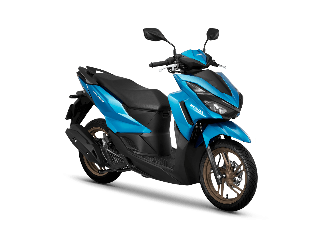 Vario 125 phiên bản Đặc Biệt, màu Xanh Đen, góc 3/4 trái