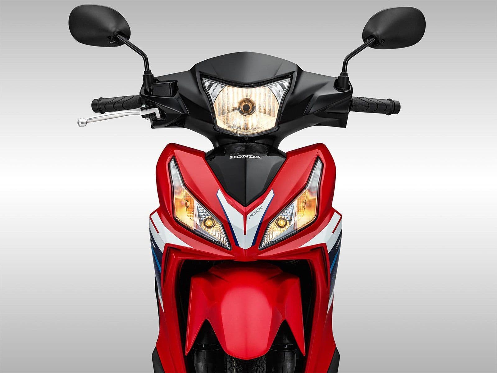 Thiết kế phía trước mạnh mẽ của Honda Wave RSX
