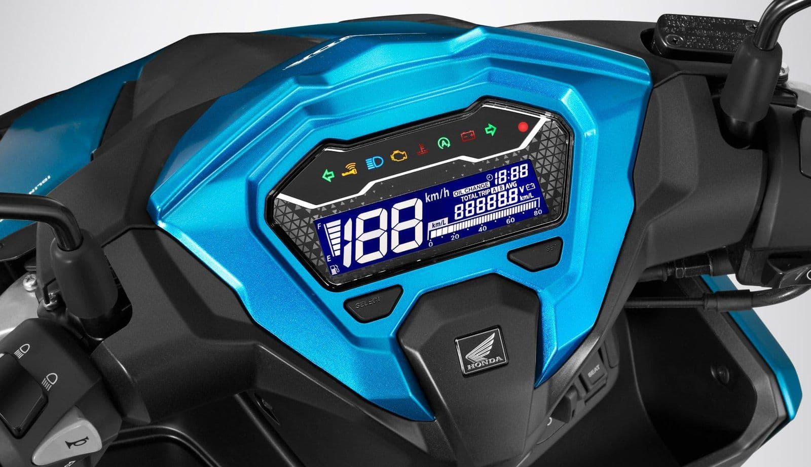 Mặt đồng hồ LCD toàn phần trên Honda Vario 125