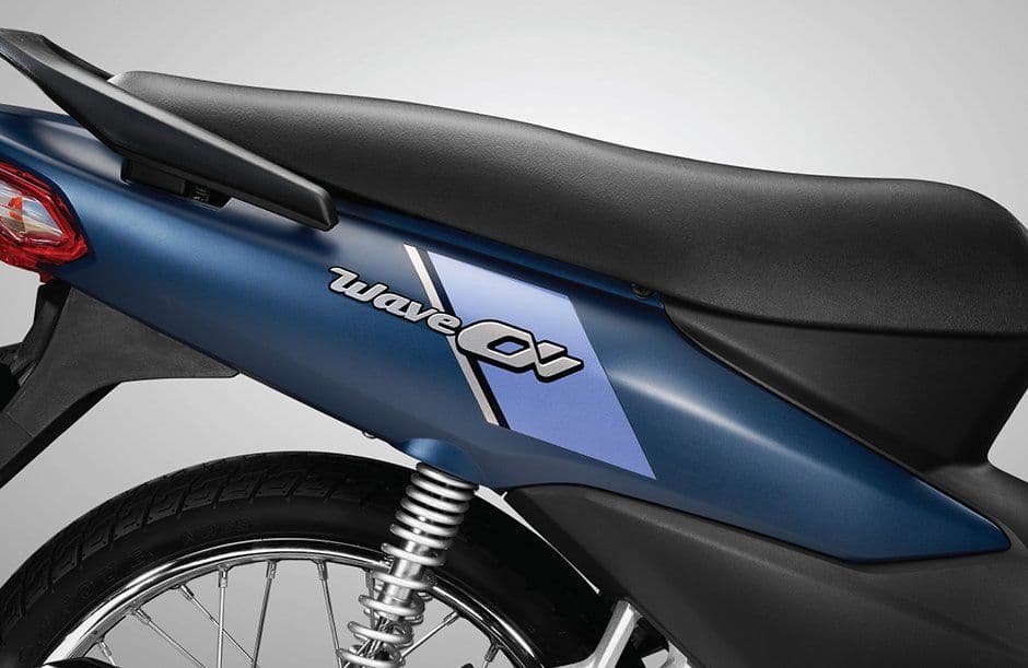 Tem xe retro trên Honda Wave Alpha phiên bản cổ điển